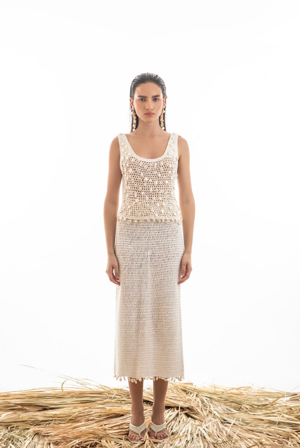 BLUSA CROCHÊ PÉROLA | Pedido sob encomenda