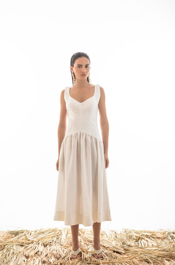VESTIDO OLÍVIA  OFF WHITE